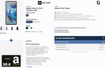 Xiaomi Redmi Note Pro + € Amazon Gutschein + otelo Allnet Flat Classic GB LTE