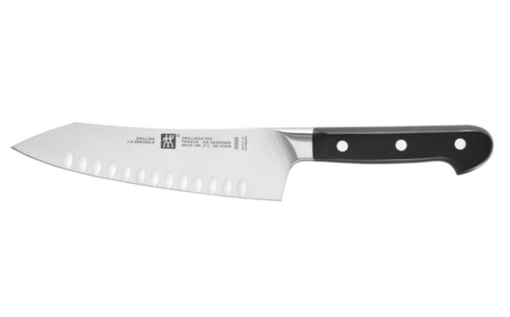 ZWILLING PRO Rocking Santoku Küchenmesser ( cm, mit Kullenschliff)