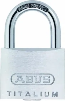 ABUS Vorhängeschloss Titalium 64TI/40 - 2er Set, gleichschließend - Kellerschloss für 8,79 € inkl. Prime-Versand (statt 13,94 €)