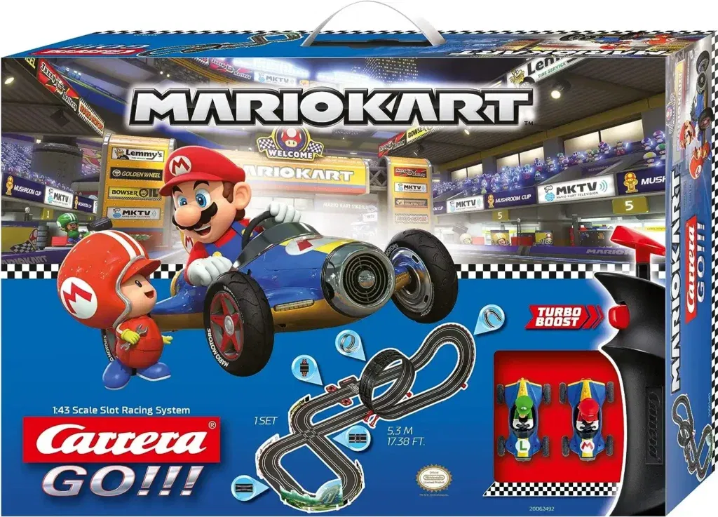 Carrera 20062492 Go!!! Nintendo Mario Kart Mach 8 Rennstrecken-Set Für 50€ Inkl. Prime-Versand (Statt 74,97€)