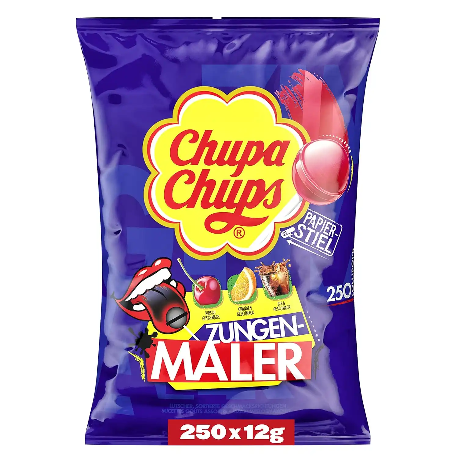 Chupa Chups Zungenmaler Lutscher-Beutel (250 Lollis) Ab 22,33 € Inkl. Prime-Versand