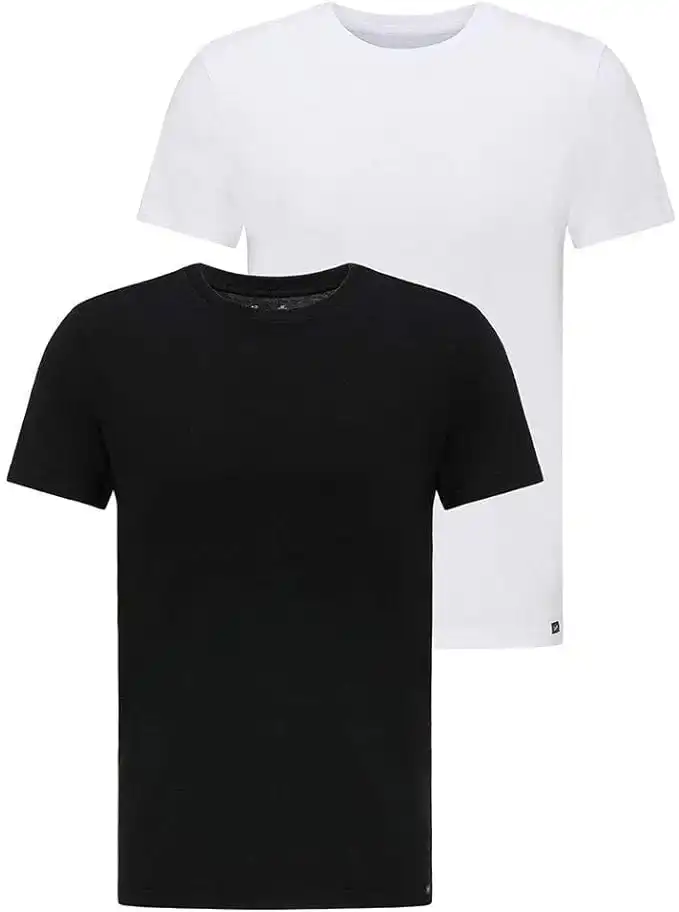 Lee Herren Twin Pack Crew White T-Shirts für 8,94 € inkl. Prime-Versand statt 35€