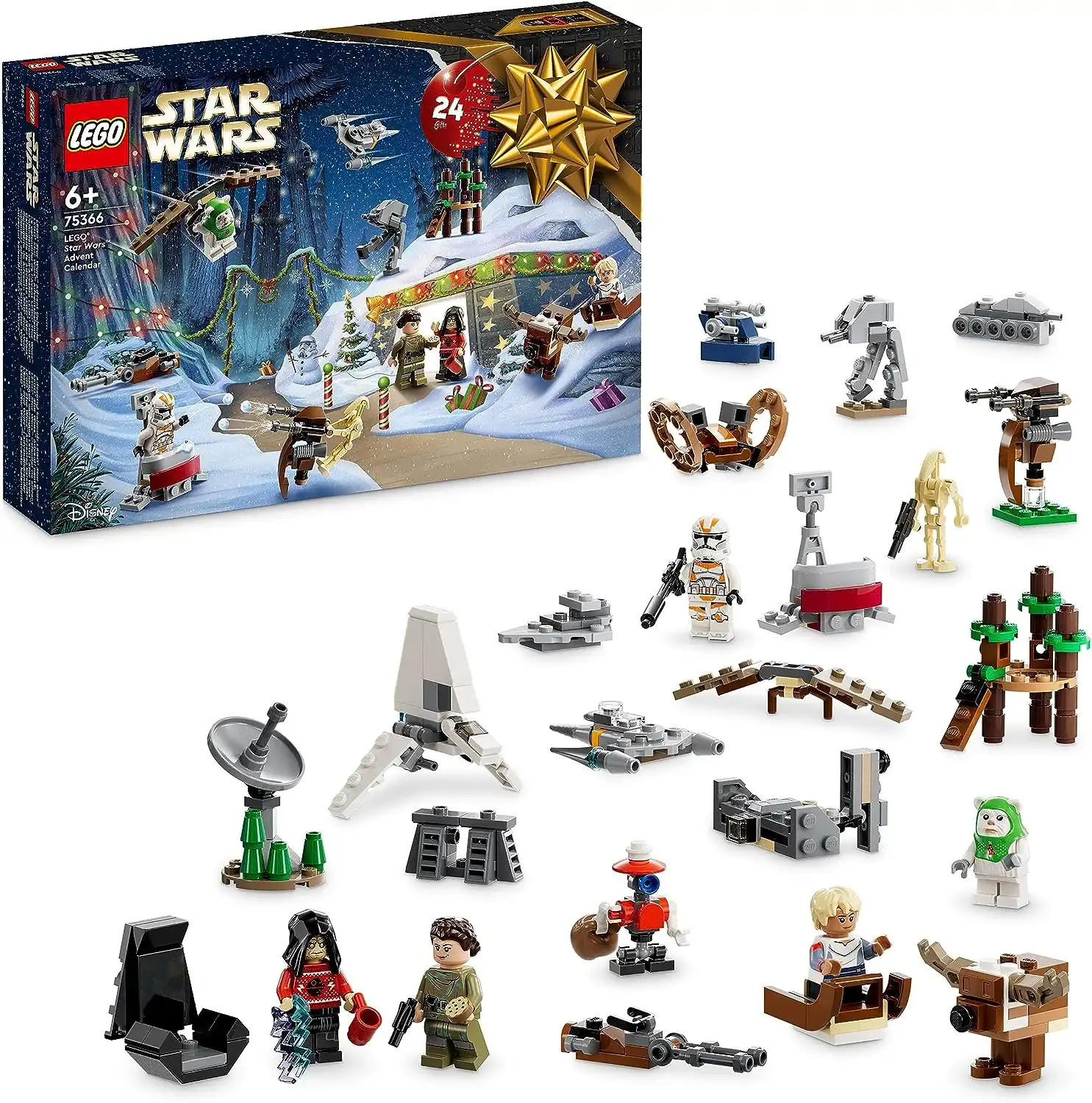 LEGO 75366 Star Wars Adventskalender 25,49€ inkl. Prime-Versand statt 27,99€ 🚀