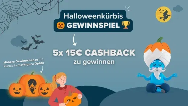 marktguru Halloweenkürbis Gewinnspiel