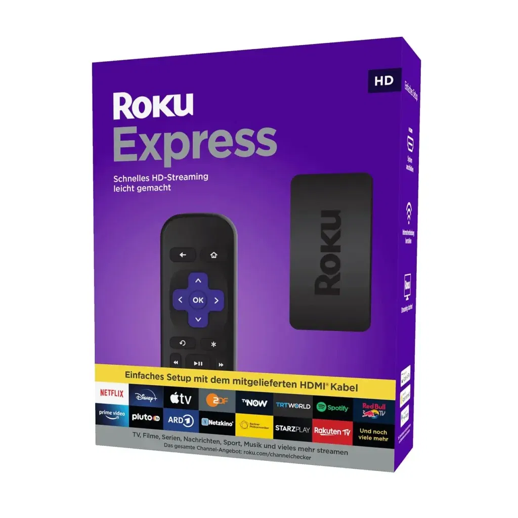 Roku Express Hd Streaming Player Für 13,99€ Inkl. Versand Statt 33,19€