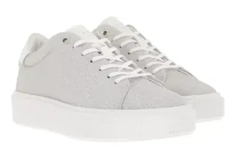 Ted Baker Wfk Glitzzy Glitter Platform Trainer Silver für 59,90€ inkl. Versand statt 151,38€