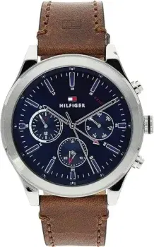 Tommy Hilfiger Ashton Uhr mit braunem Lederarmband für 76,94 € inkl. Prime-Versand (statt 124,99 €)