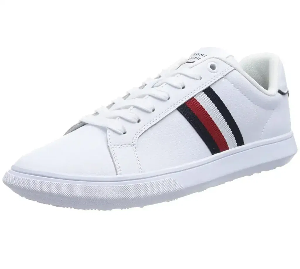 Tommy Hilfiger Corporate Leather Cup Stripes Herren Sneaker Für 43,99 € Inkl. Versand (Statt 74,99 €)