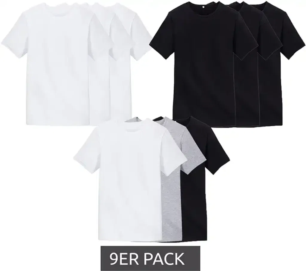 9Er Pack Watson´s Herren Basic T-Shirt 29,97 € Inkl. Versand (Statt 44,97 €)