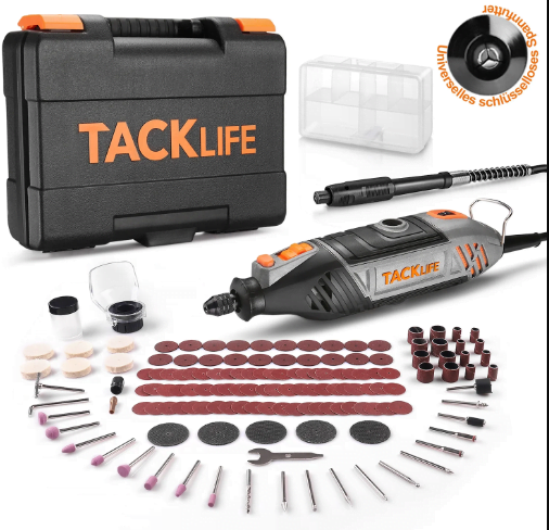 Tacklife Drehwerkzeug, 135 W, elektrisch RTSL50AC inkl. 150-teiligen Zubehörset für 15,40€ inkl. Versand