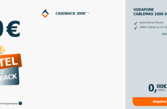 € Cashback + Vodafone Cablemax