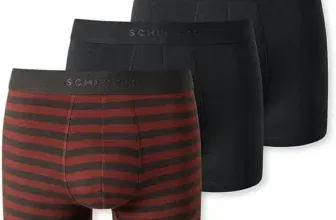 Schiesser Herren 3 PACK Boxershorts Bio Baumwolle (Gr. S - XXL) für 21,95 € inkl. Prime-Versand statt 33,56 €