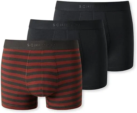 Schiesser Herren 3 PACK Boxershorts Bio Baumwolle (Gr. S – XXL) für 21,95 € inkl. Prime-Versand statt 33,56 €