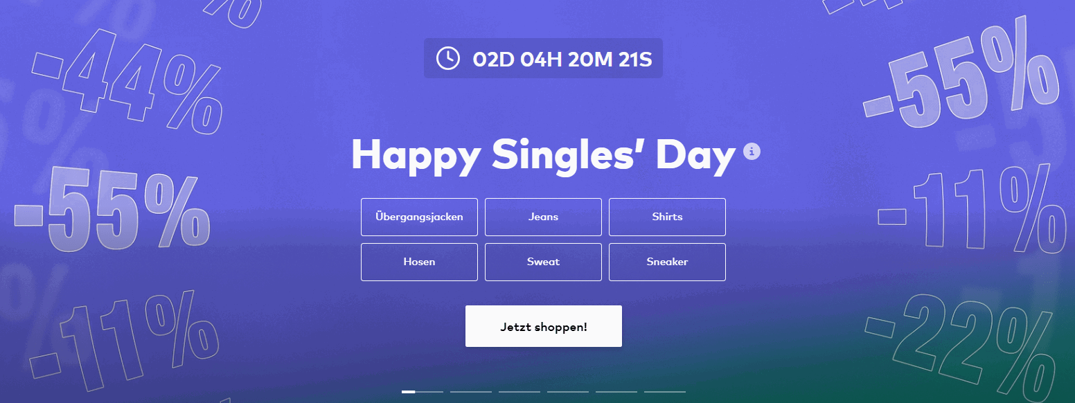 About You Singles Day: Bis zu 55 % Rabatt auf über 300.000 Artikel