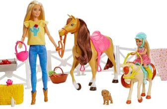 Barbie Puppe und Pferd, Barbie und Chelsea Pferd GLL