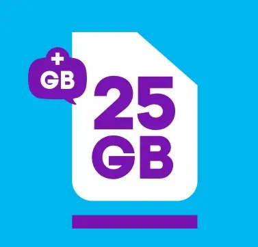 Blau: 25 GB Allnet XL Flat für 9,99 € / Monat (5G)
