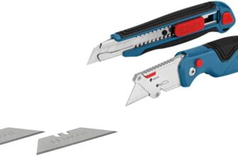 Bosch Professional tlg. Messer Set (mit Universal Klappmesser und Profi Cuttermesser, inkl. Ersatzklingen)