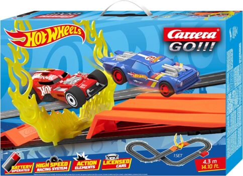 Carrera Go!!! Hot Wheels Rennbahn Set mit Duell Night Shifter & HW Concept