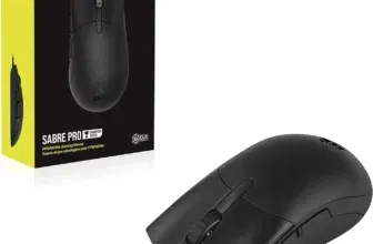 Corsair SABRE PRO CHAMPION SERIES Gaming-Maus (Ultraleicht 69g, Flexibles Paracord-Kabel, Verzögerungsfreie CORSAIR QUICKSTRIKE-Tasten)