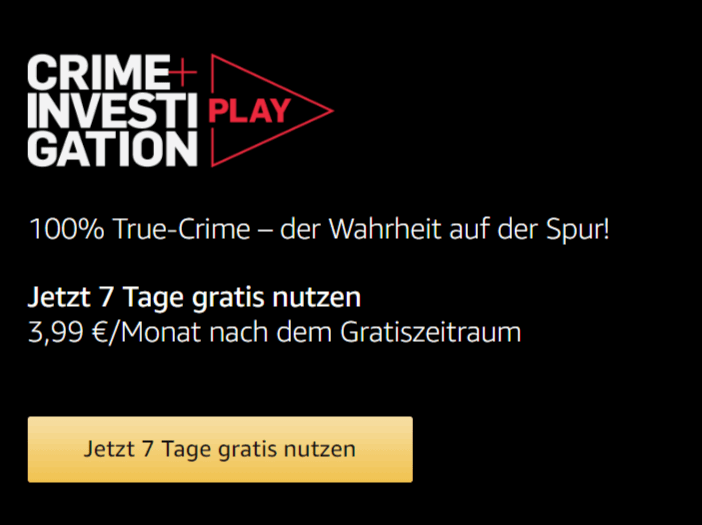 7 Tage Crime &Amp; Investigation Play Gratis Testen