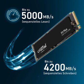 Crucial P Plus TB M. PCIe Gen NVMe Interne SSD