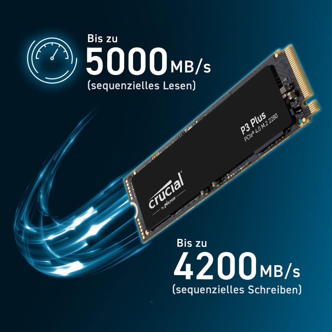 Crucial P Plus Tb M. Pcie Gen Nvme Interne Ssd