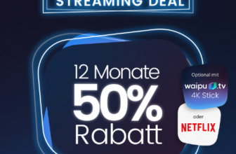 Cyberweek Streaming Deals Jahr lang sparen waipu tv