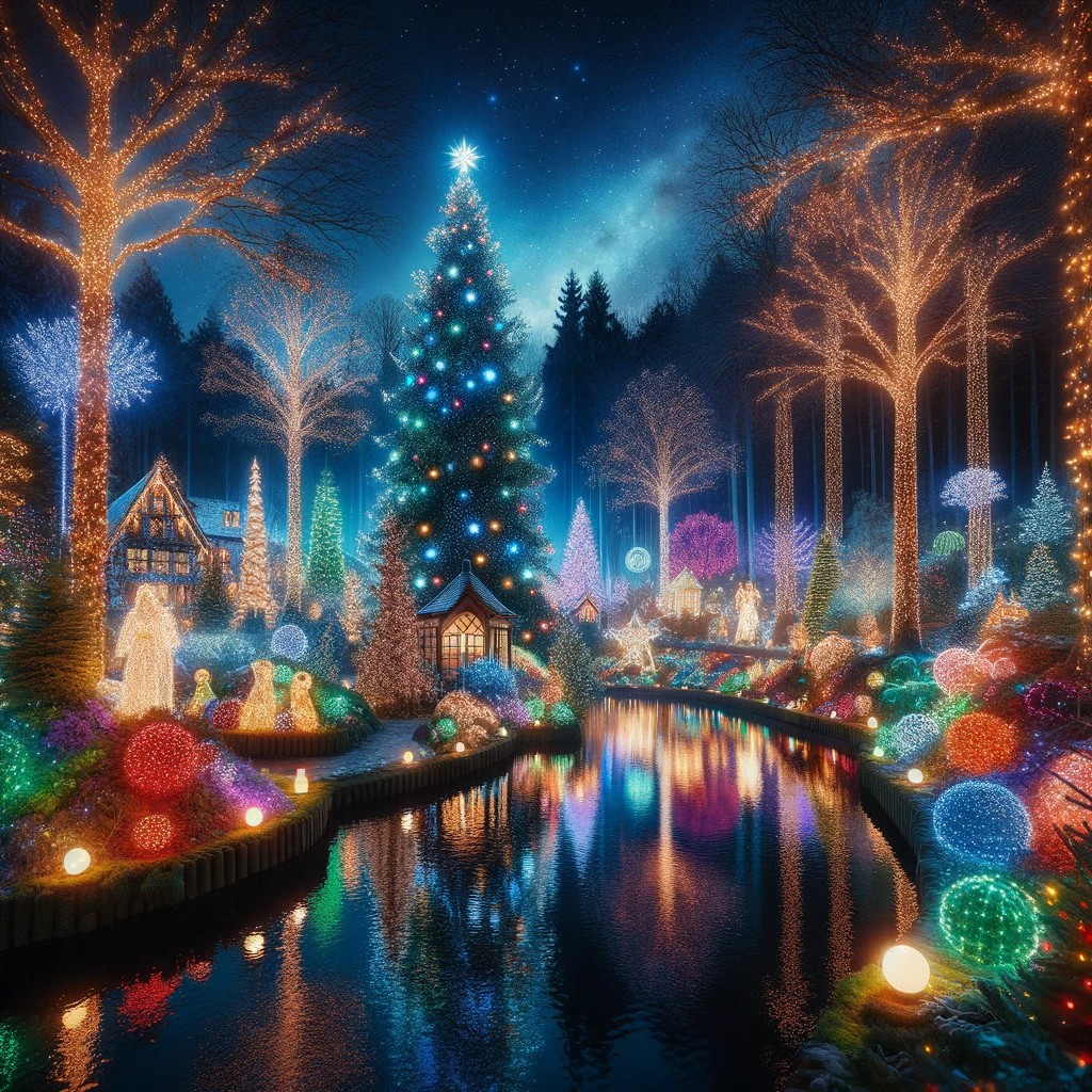 Christmas Garden In Germany