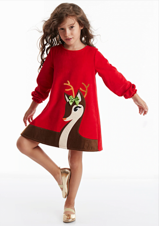 Denokids Reh Kinder Kleid