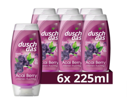 Duschdas Duschgel Acai Berry Duschbad mit Fresh Energy Duftformel