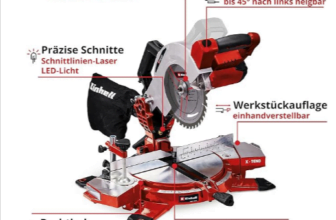 Einhell Akku Kappsäge TE MS Li Solo Power X Change Li Ion V min neigbarer Sägekopf X Tend Werkstückauflagen HM Präzisionssägeblatt ohne Akku und Ladegerät Amazon de Baumarkt