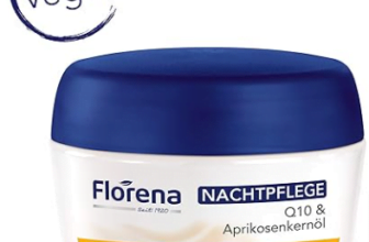 Florena Nachtpflege Q Aprikosenkernöl Gesichtscreme gegen Falten mit Vitamin E Nachtcreme fürs Gesicht für frischere Ausstrahlung feuchtigkeitsspendende Nachtpflege ml Amazon de Kosmetik