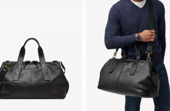 Fossil Herren Tasche Duffle Kayden in Schwarz