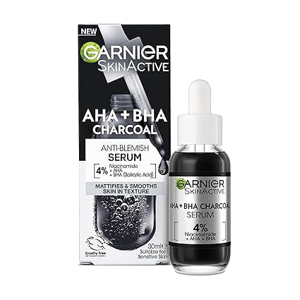 Garnier Serum Anti-Unreinheiten Aha + Bha Kohle