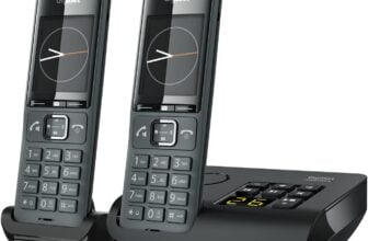 Gigaset COMFORT A Duo Schnurlose DECT Telefone mit Anrufbeantworter