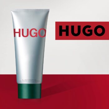 HUGO MAN Shower Gel, aromatisch belebende Duftnoten mit Tannenbalsam für spontane Männer (ml)