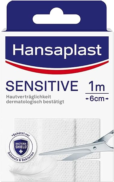 Hansaplast Sensitive Pflaster 1 M X 6 Cm