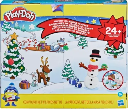 Hasbro Play-Doh Adventskalender mit mehr als 24 Überraschungen