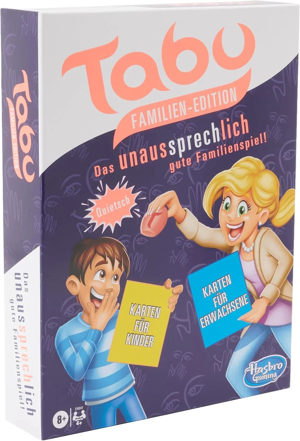 Hasbro Tabu Familien Edition (für Kinder & Erwachsene)