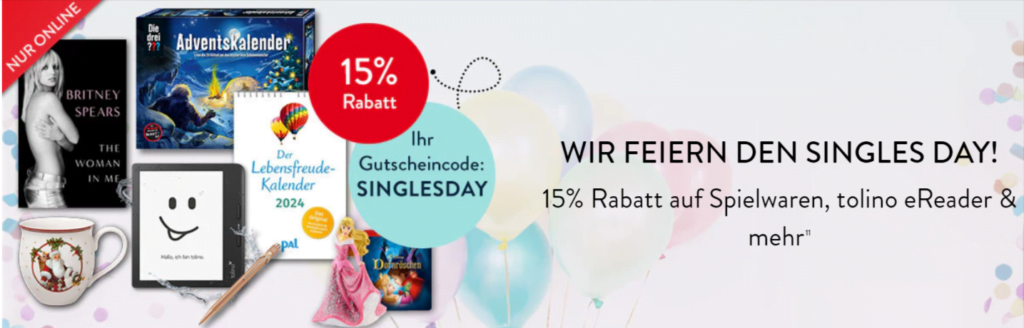 Hugendubel Singles Day