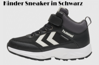 Hummel Root Text Kinder Sneaker in Schwarz