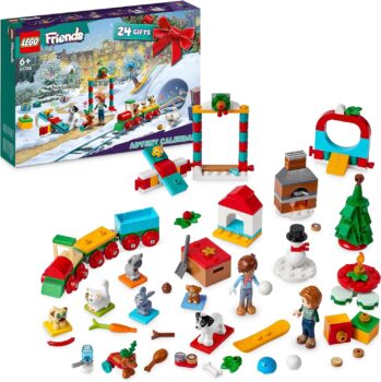 LEGO Friends Adventskalender (mit Spielzeugen als Überraschung, darunter Figuren von Leo und Autumn und Spielzeug Tiere)