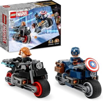 LEGO Black Widows & Captain Americas Motorräder Marvel