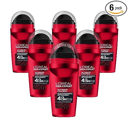 L’Oréal Men Expert Deo Ultimate Control 6er Pack (6 x 50 ml) ab 7,90 € inkl. Prime-Versand