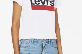 Levi s Damen The Perfect Tee T Shirt Sportswear Logo White S Amazon de Fashion