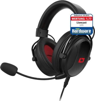 Lioncast LX Gaming Headset mit Mikro (brachialer HiFi Stereo Sound mit mm High Performance Treiber)