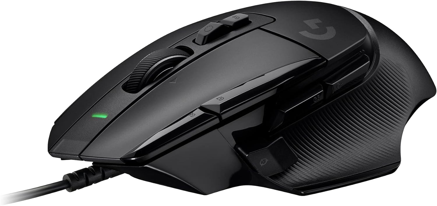 Logitech G X Gaming Maus Lightforce Hybrid (Optisch Mechanische Primärschalter, Hero K Gaming Sensor)