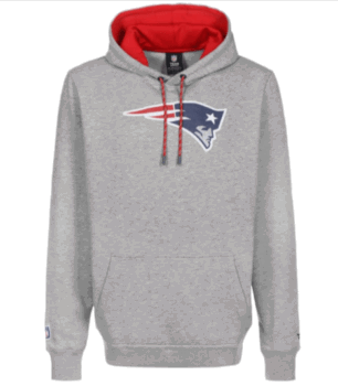 MAJESTIC NFL New England Patriots Iconic Back to Basic Kapuzenpullover Herren mypopupclub