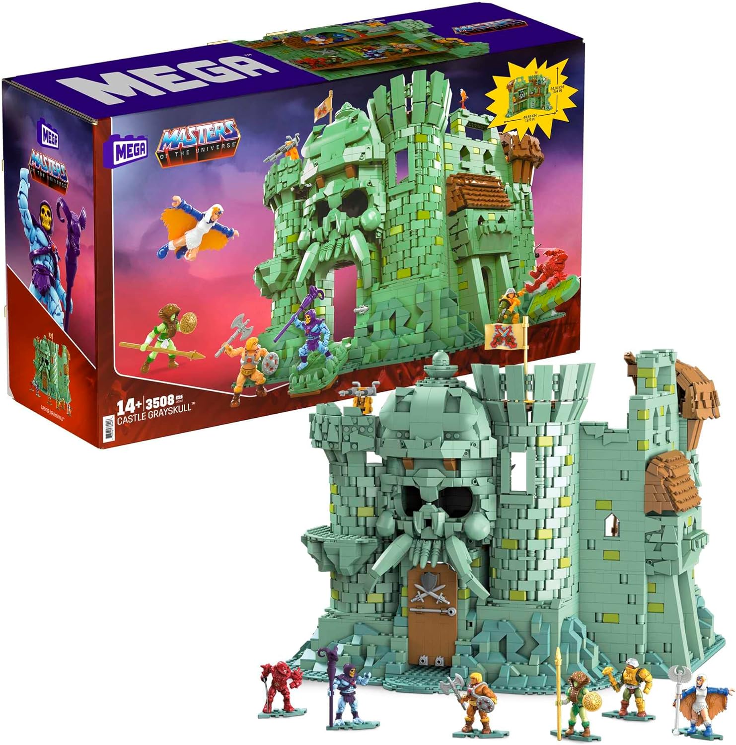 Mega Construx Ggj Masters Of The Universe Castle Grayskull Bauset