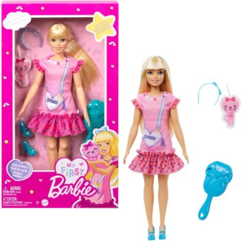 Mattel Barbie Puppe, Meine erste Barbie mit blonden Haaren (inklusive Barbie Accessoires)